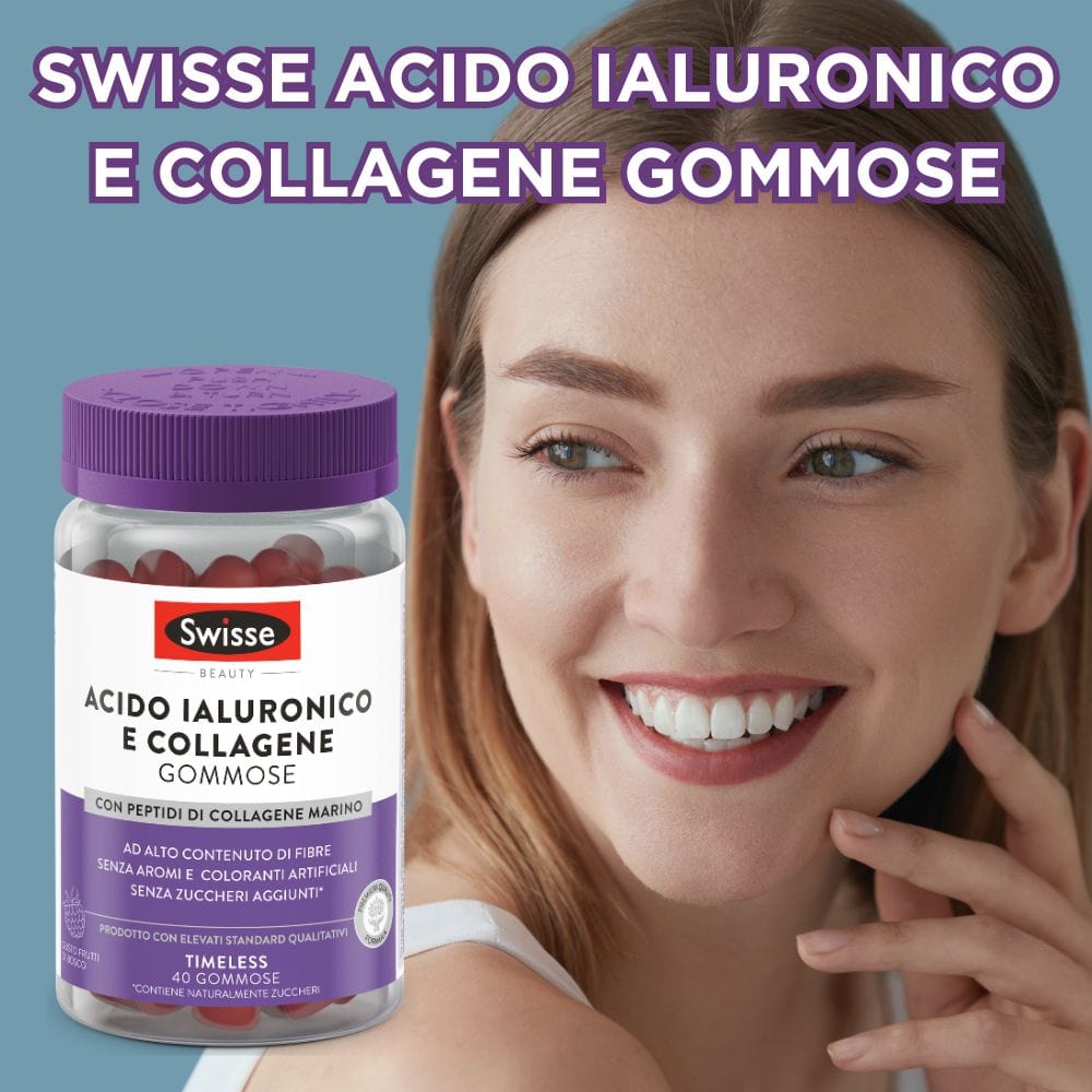 Swisse Beauty Acido Ialuronico e Collagene Gommose