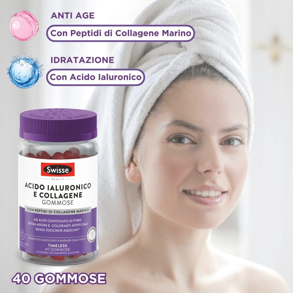 Swisse Beauty Acido Ialuronico e Collagene Gommose
