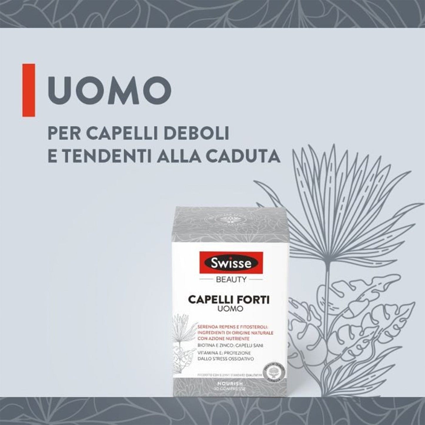 Swisse Beauty Capelli Forti Uomo