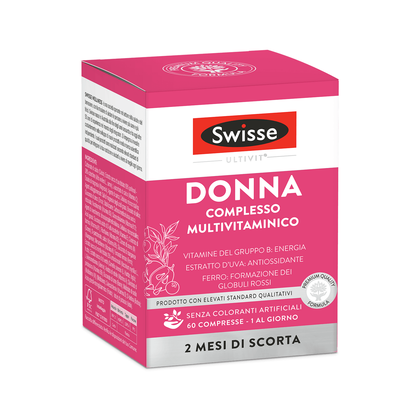 Swisse Ultivit 60 compresse Multivitaminico Donna