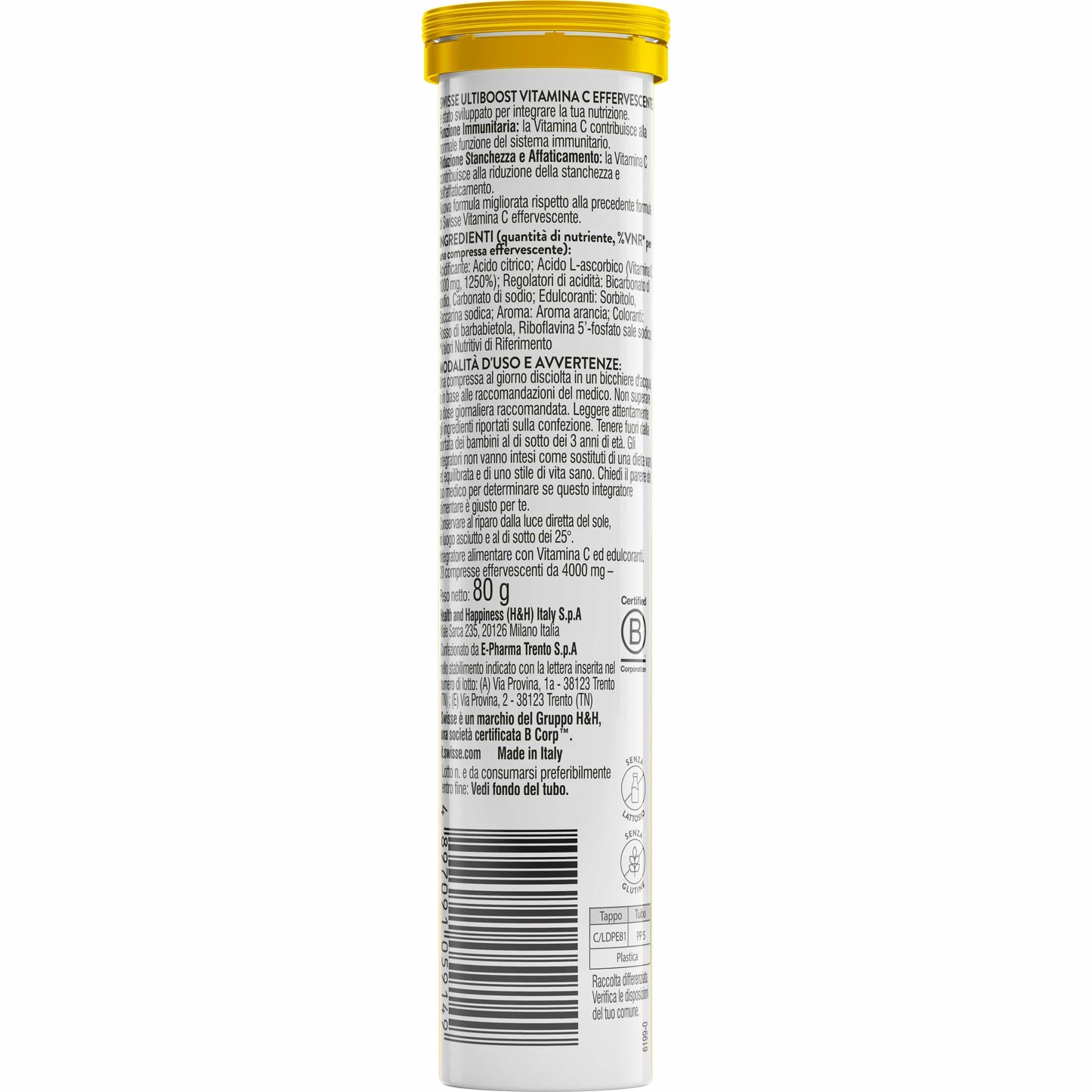 Swisse Beauty Vitamina C Effervescente